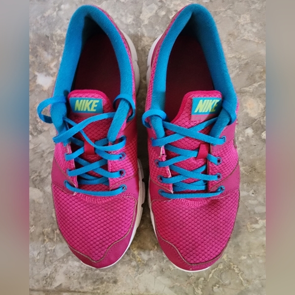 Nike Womens Flex Experience Rn Size 9 pink and blue - Picture 5 of 9
